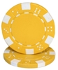 Roll of 50 yellow dice poker chips, 11.5 g each