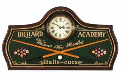 Picture of r824-Billiard Academy-Clock