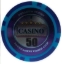 Casino poker chip, 50 dollars, 14 g