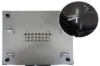 Black 8oz Oscar series popcorn machine - base detail