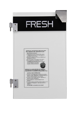 Picture of 71864 Left glass door 16oz Black (FRESH)