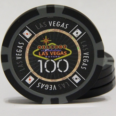 Picture of 12323 Poker chips set 500 pcs 14gr LAS VEGAS  Tournament