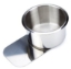 Jumbo stainless steel glass holder with INOX tab