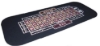 Rectangular poker table top with game layout, 33x66 inches