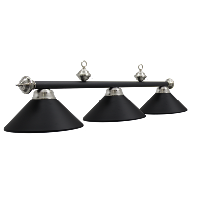 Picture of 61006- Billiard lamp full metal shade '' Matte Black & SS"