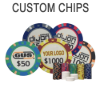 Custom ceramic poker chips 10g