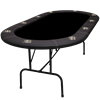 Picture of 16604 Poker table Legacy series 84''  - 10 players  Black -PRESALE PROMO ONLY