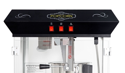 Picture of 71310 Popcorn machine 8oz with cart / BLACK / Oscar series