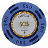 Picture of 12793 Cash club poker chips 14gr - $50- (Roll of 25 pcs)