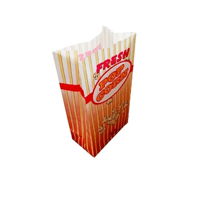 Picture of 70051 Box of 1000 paper popcorn bags 1.5 oz Bullseye ( Flat bottom )