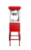 Red 8oz popcorn machine - front view