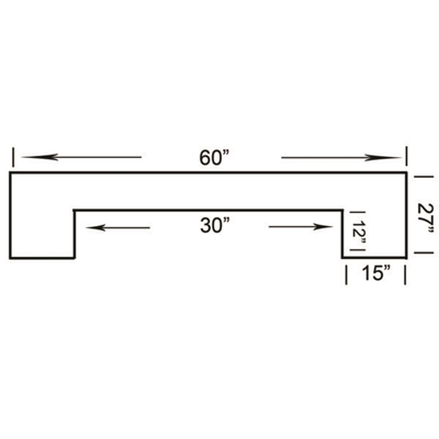 Picture of DBAR60 ET | 60" BAR - ENGLISH TUDOR