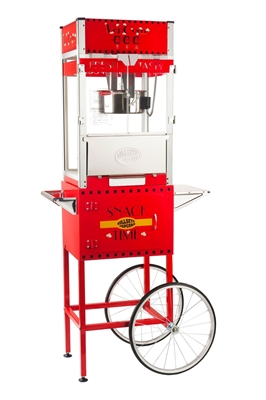Picture of 71406 - Popcorn machine 16oz   with cart - RED