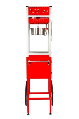 Picture of 71406 - Popcorn machine 16oz   with cart - RED