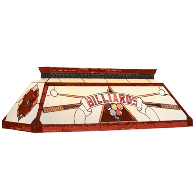 Picture of CF BILLIARD RED | 44" TIFFANY BILLIARD LIGHT-RED