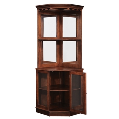 Picture of BRCB4 CN | CORNER BAR CABINET - CHESTNUT