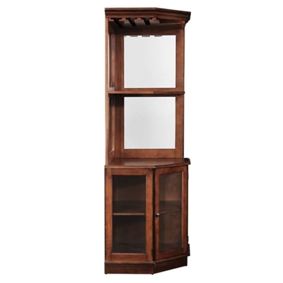 Picture of BRCB4 CN | CORNER BAR CABINET - CHESTNUT