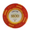 Stack of Cash Club $100 poker chips