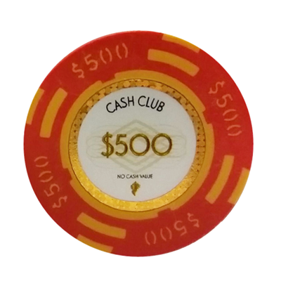 Picture of 12787 Poker chips set of  500 pcs | Cash Club 14gr  | Tournament prepack