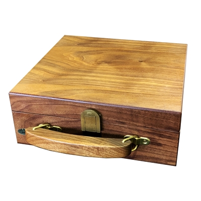 Picture of  Wooden Walnut Poker chips Case