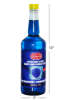 Image sur Bullseye popcorn - Sirop à cônes glacés saveur framboise bleue  1L