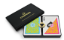 Copag Neoteric poker duopack open case with pink and yellow decks