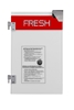 Picture of 71866 Glass door for 16oz Bullseye popcorn 71456 -LEFT ( FRESH )
