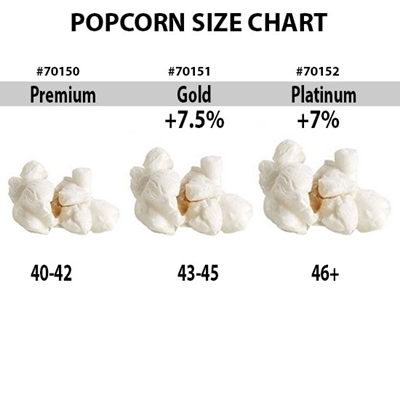 Picture of 70151 Bullseye popporn 50 lbs GOLD bulk kerneils