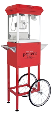 Picture of 71100 - POPCORN MACHINE 4oz WITH CART - RED