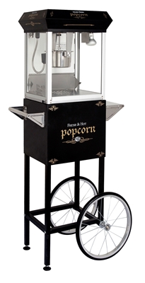 Picture of 71110 - POPCORN MACHINE 4oz WITH CART - BLACK