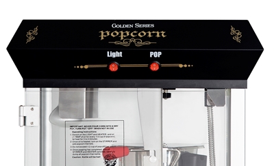 Picture of 71110 - POPCORN MACHINE 4oz WITH CART - BLACK