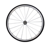 Picture of 71827 Silver Aluminum Wheel for Cotton Candy and Snow Cone Cart