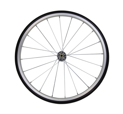 Picture of 71826 Silver Aluminum Wheel for 8oz and 16oz Popcorn Machine Carts