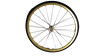 Picture of 71828 Gold Aluminum Wheel for 8oz and 16oz Popcorn Machine Cart
