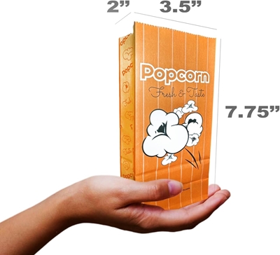 Picture of 70071- Popcorn bags 1oz with flat bottom - 1000pcs