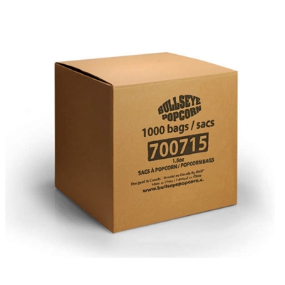 Picture of 700715- Popcorn bags 1.5oz with flat bottom -Box of 1000