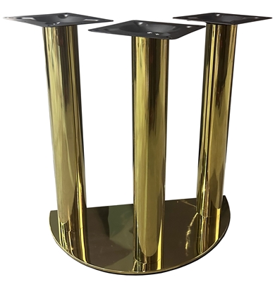 Picture of 10321 GOLD Stainless Steel Poker Table Base – 29'' Height