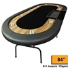 Picture of 16524 Supreme dealer 84'' with folding legs 84'' 9 +1 players
